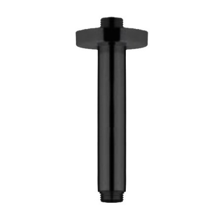 Душевой кронштейн PAINI 50PZ744T620BI, 200мм, круглый, потолок, черный матовый