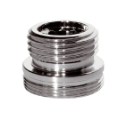 Переходник для излива LEDEME LH503, 1/2"-М24*1, хром глянцевый