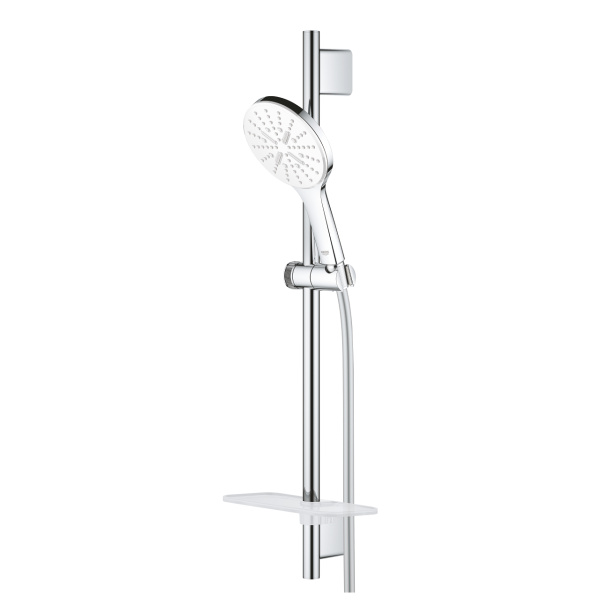 Душевой гарнитур GROHE Rainshower SmartActive 130 26546000, (штанга, шланг, лейка, мыльница), хром г