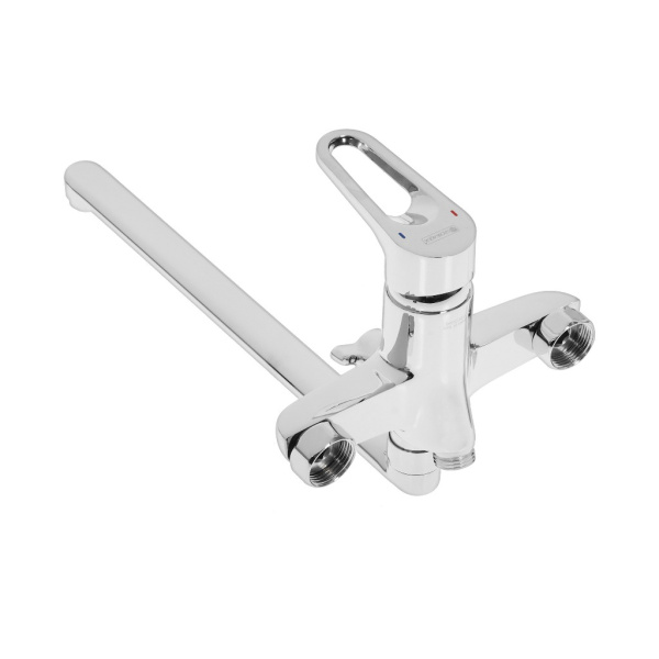 Смеситель для ванны GROSS AQUA Дельта (Delta) 7244268C-35L(F), хром глянцевый
