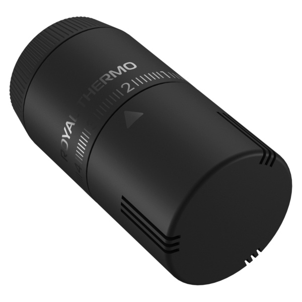Термоголовка жидкостная Royal Thermo Design М30х1,5 (черный soft touch)