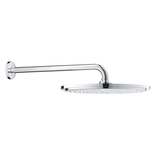Верхний душ GROHE Rainshower 26066000, круглый, кронштейн 380мм, хром глянцевый, 310х310