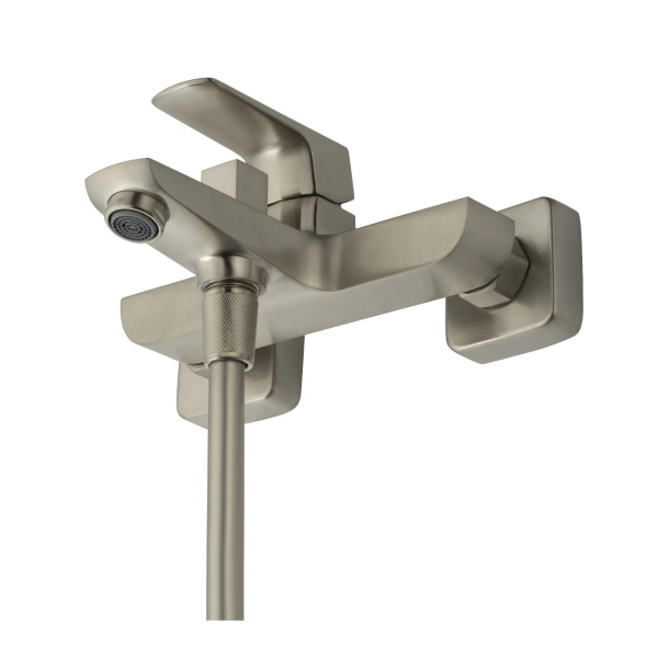 Смеситель для ванны WONZON & WOGHAND Forza, никель брашированный