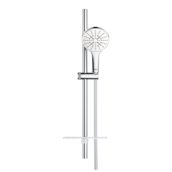 Душевой гарнитур GROHE Rainshower SmartActive 130 26546000, (штанга, шланг, лейка, мыльница), хром г