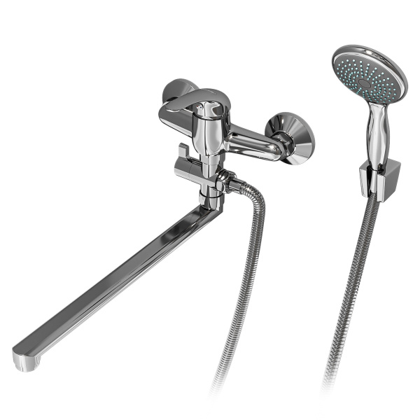 Смеситель для ванны GROSS AQUA Мини (Mini) 7210213-35F, хром глянцевый