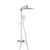 Душевая система GAPPO G2407-30 с тропическим душем, с изливом, хром глянцевый/белый глянцевый