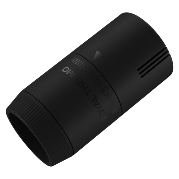 Термоголовка жидкостная Royal Thermo Design М30х1,5 (черный soft touch)