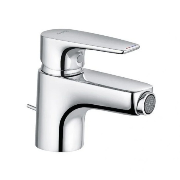 Смеситель для биде KLUDI Pure&Solid 342160575, с донным клапаном, хром глянцевый