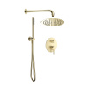 Душевая система AQUAME Siena AQM8404BG, встраиваемая, золото брашированное