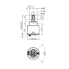 Картридж для смесителя LEMARK/SEDAL LM8503P-BL, 35мм