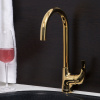 Смеситель для кухни WASSERKRAFT Sauer 7107, золотой глянцевый