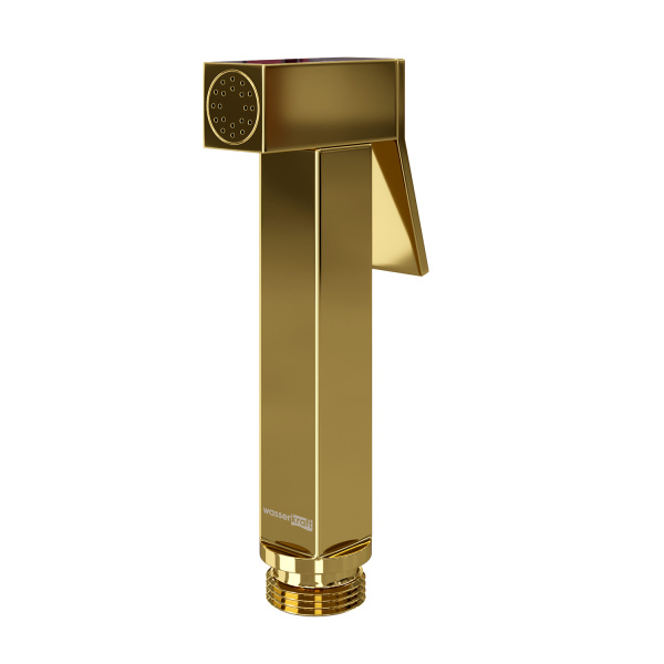Лейка для гигиенического душа WASSERKRAFT Sauer A216, 1 режим, золотой глянцевый