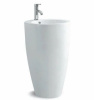 Раковина напольная CERAMALUX B133, 830х500х500, круглая, с переливом