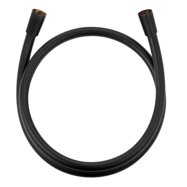 Шланг для душа KLUDI Suparaflex 6107239-00, 1600мм, защита от скручивания, черный матовый