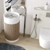 Смеситель для раковины WASSERKRAFT Main, напольный, хром глянцевый
