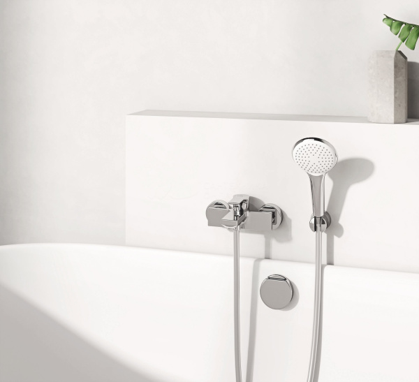 Смеситель для ванны KLUDI Zenta SL 486700565, без душевого гарнитура, хром глянцевый