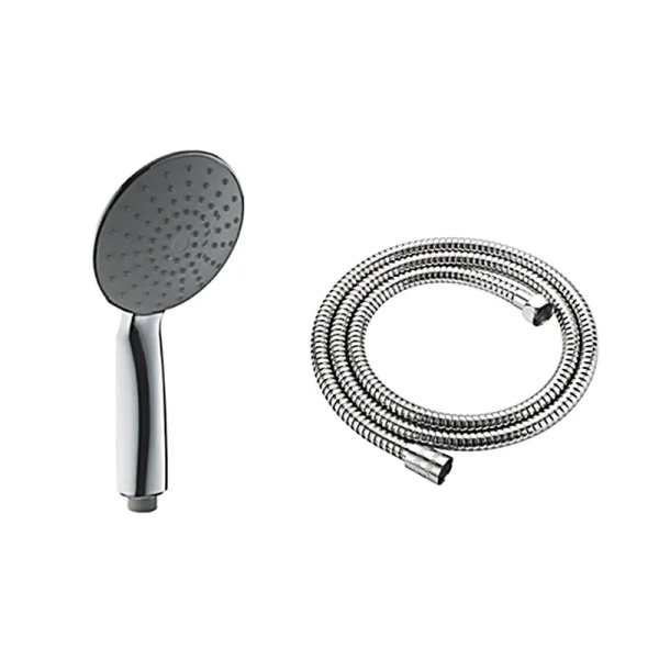 Комплект для душа LEDEME L07-43 (ручной душ, держатель, шланг), хром глянцевый