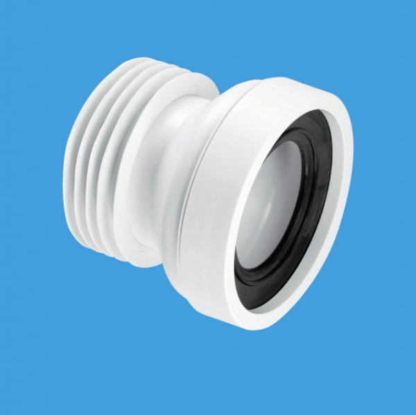 Муфта для унитаза McALPINE MRWC1, L 120мм, прямая