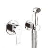Смеситель встраиваемый KLUDI Zenta SL 489990565 с лейкой для гигиенического душа, хром глянцевый