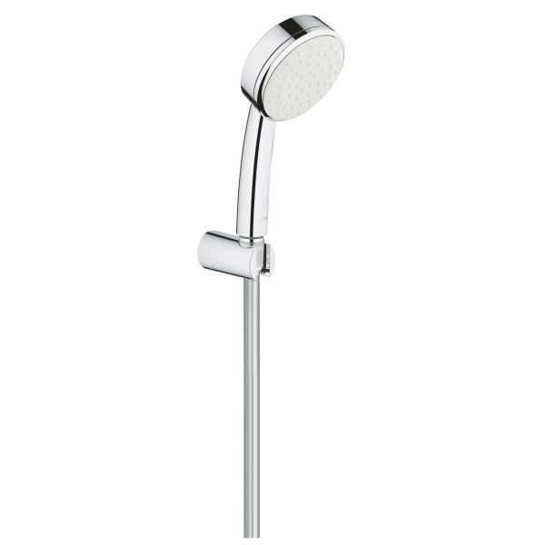 Комплект для душа GROHE Tempesta Cosmopolitan 100 26084002 (ручной душ, держатель, шланг), хром глян