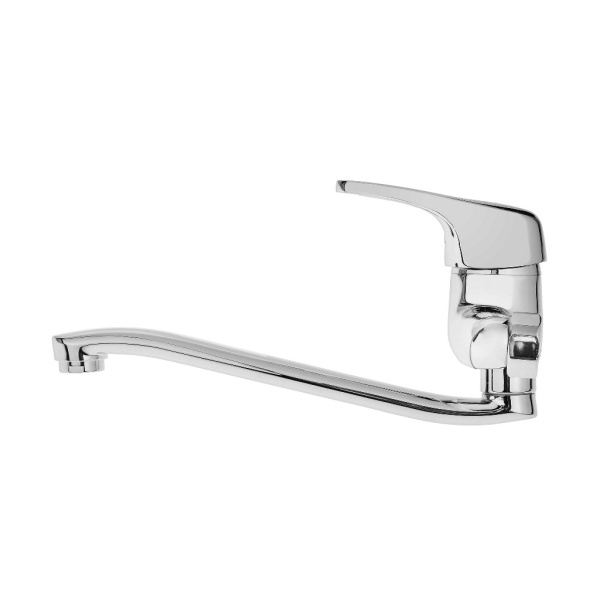 Смеситель для кухни GROSS AQUA Оптимум (Optima) 4548511-20S, настенный, хром глянцевый