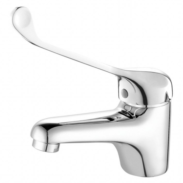 Смеситель для раковины GROSS AQUA Профи (Professional) 6546509C, хирургический, хром глянцевый