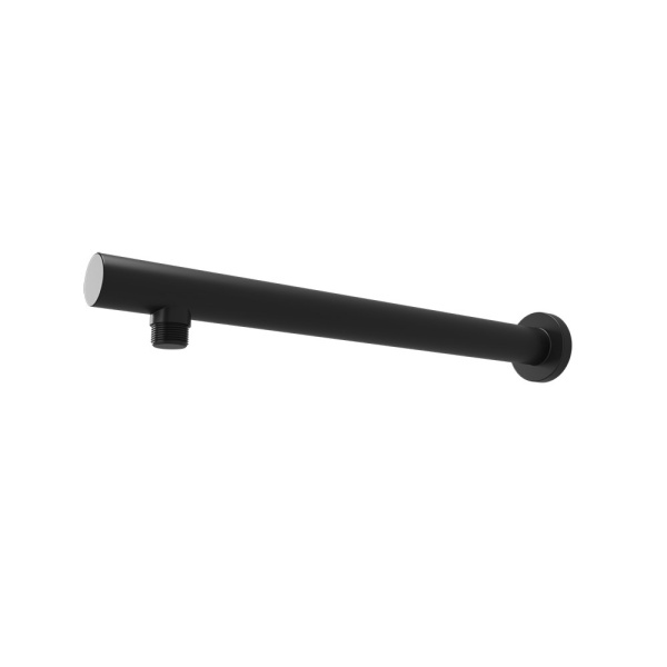 Душевой кронштейн PAINI 50PZ745TT35, 350мм, круглый, стена, черный матовый