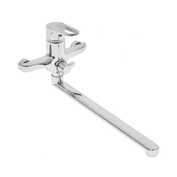 Смеситель для ванны GROSS AQUA Дельта (Delta) 7244268C-35L(F), хром глянцевый