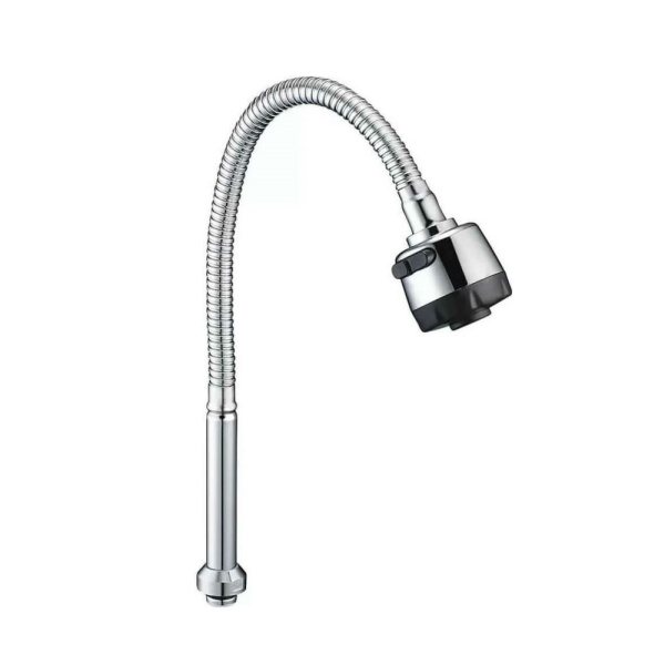 Излив для кухонного смесителя SOLONE SCG-501, 2 режима, гибкий, хром глянцевый