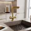 Смеситель для кухни WASSERKRAFT A8387, с подключением фильтра, золотой матовый