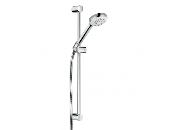 Душевой гарнитур KLUDI Logo S1 6816005-00, (штанга, шланг, лейка), хром глянцевый