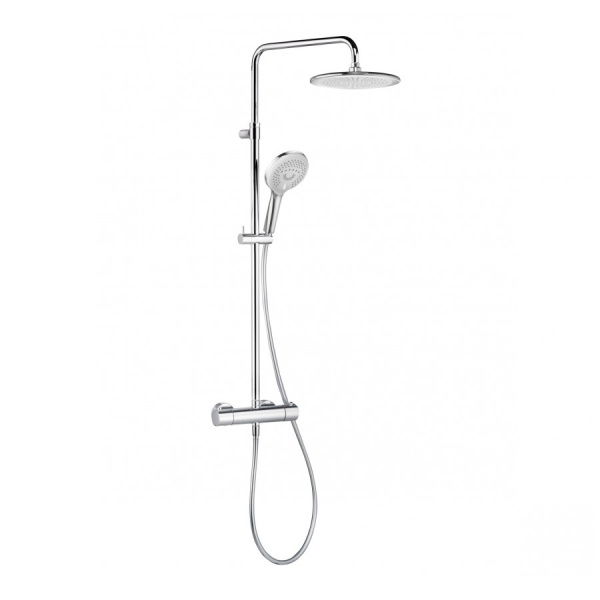 Душевая система KLUDI Freshline 6709205-00 с тропическим душем, термостатическая, хром глянцевый