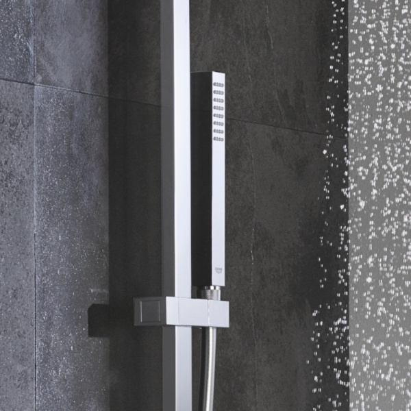 Лейка для душа GROHE Euphoria Cube 27698000, 1 режим, хром глянцевый