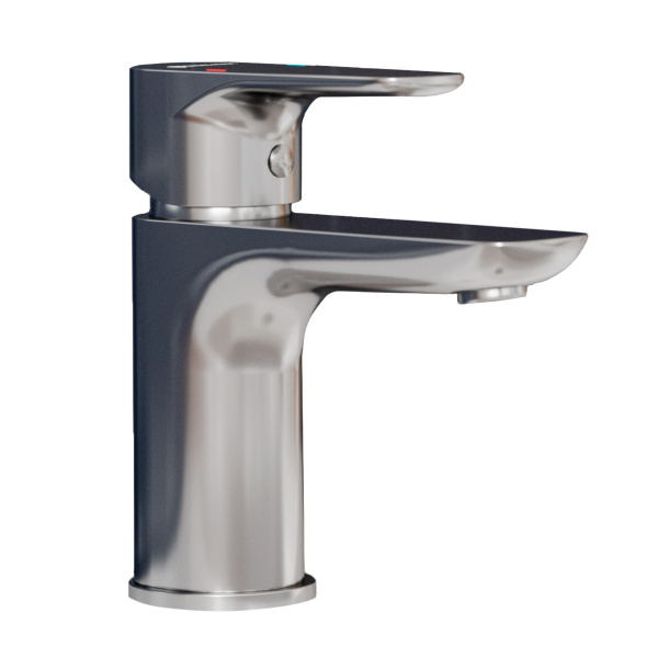 Смеситель для раковины GROSS AQUA Эволют (Evo) 6241297C, хром глянцевый