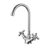 Смеситель для кухни GROSS AQUA Ретро (Retro) 6015083C-B01, хром глянцевый