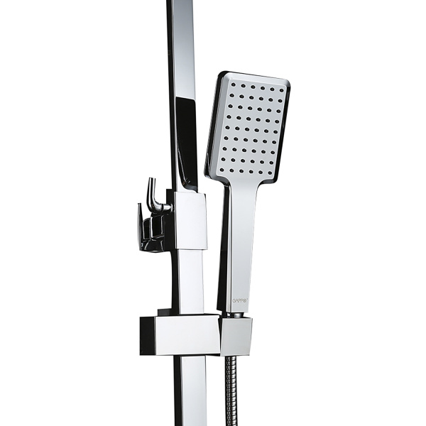 Душевая система GAPPO G2407 с тропическим душем, с изливом, хром глянцевый