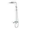 Душевая система GAPPO G2407-11 с тропическим душем, с изливом, хром глянцевый