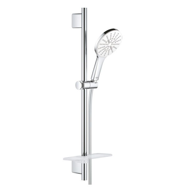 Душевой гарнитур GROHE Rainshower SmartActive 130 26546000, (штанга, шланг, лейка, мыльница), хром г