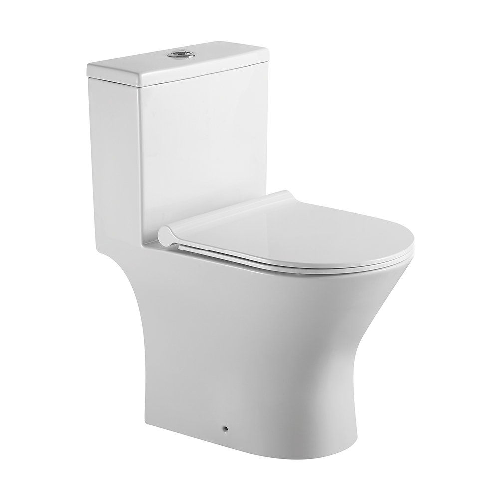 Унитаз напольный CALYPSO CS3197OK, 36х61,5, моноблок, безободковый, с сиденьем микролифт