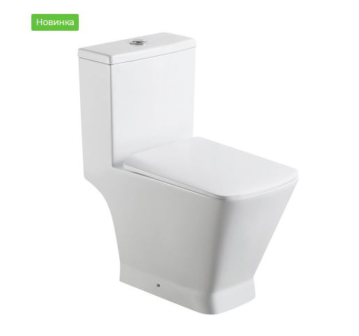 Унитаз напольный CALYPSO CS3214OK, 35х62, моноблок, безободковый, с сиденьем микролифт