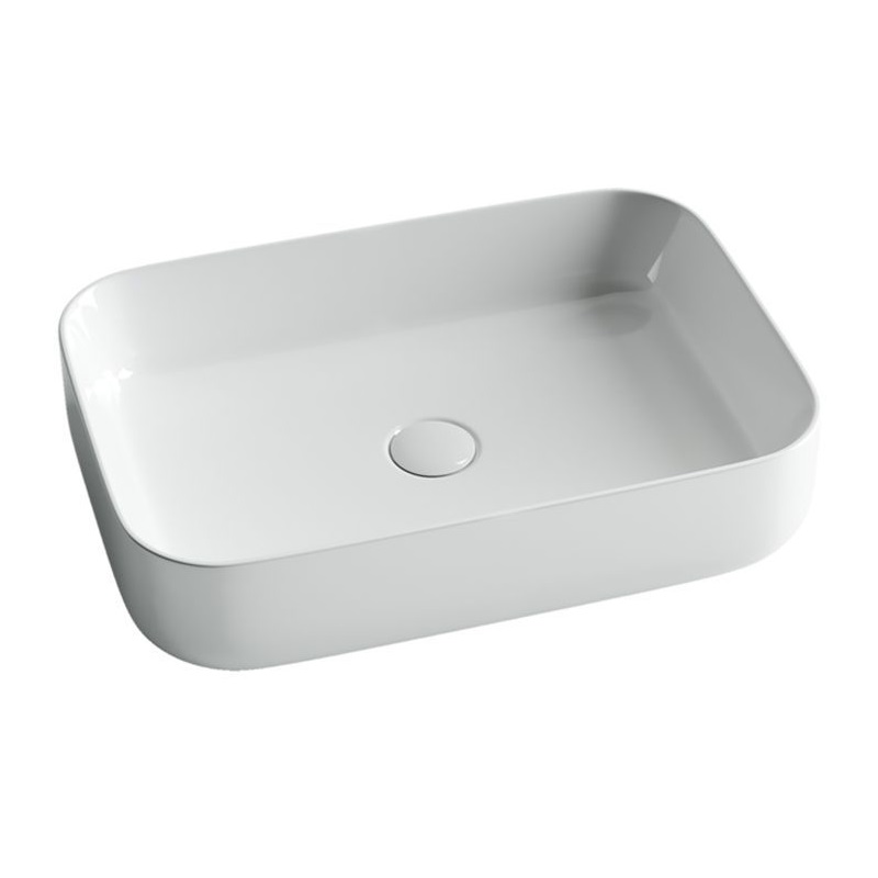Раковина-чаша CERAMICA NOVA Element (Элемент) 60, 140х600х420, прямоугольная, без перелива