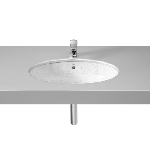 Раковина ROCA Berna 560х420, овальная, встраиваемая снизу, с переливом СЦ