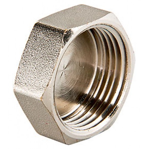 Заглушка STOUT (никель) 3/4" ВР