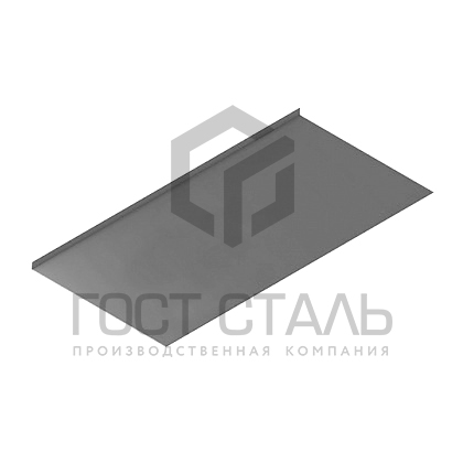 Лист предтопочный (500х800 мм.) нерж 0,5 мм. Гост сталь