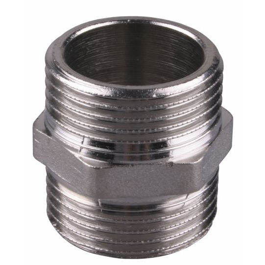 Ниппель STOUT (никель) 3/4" НР