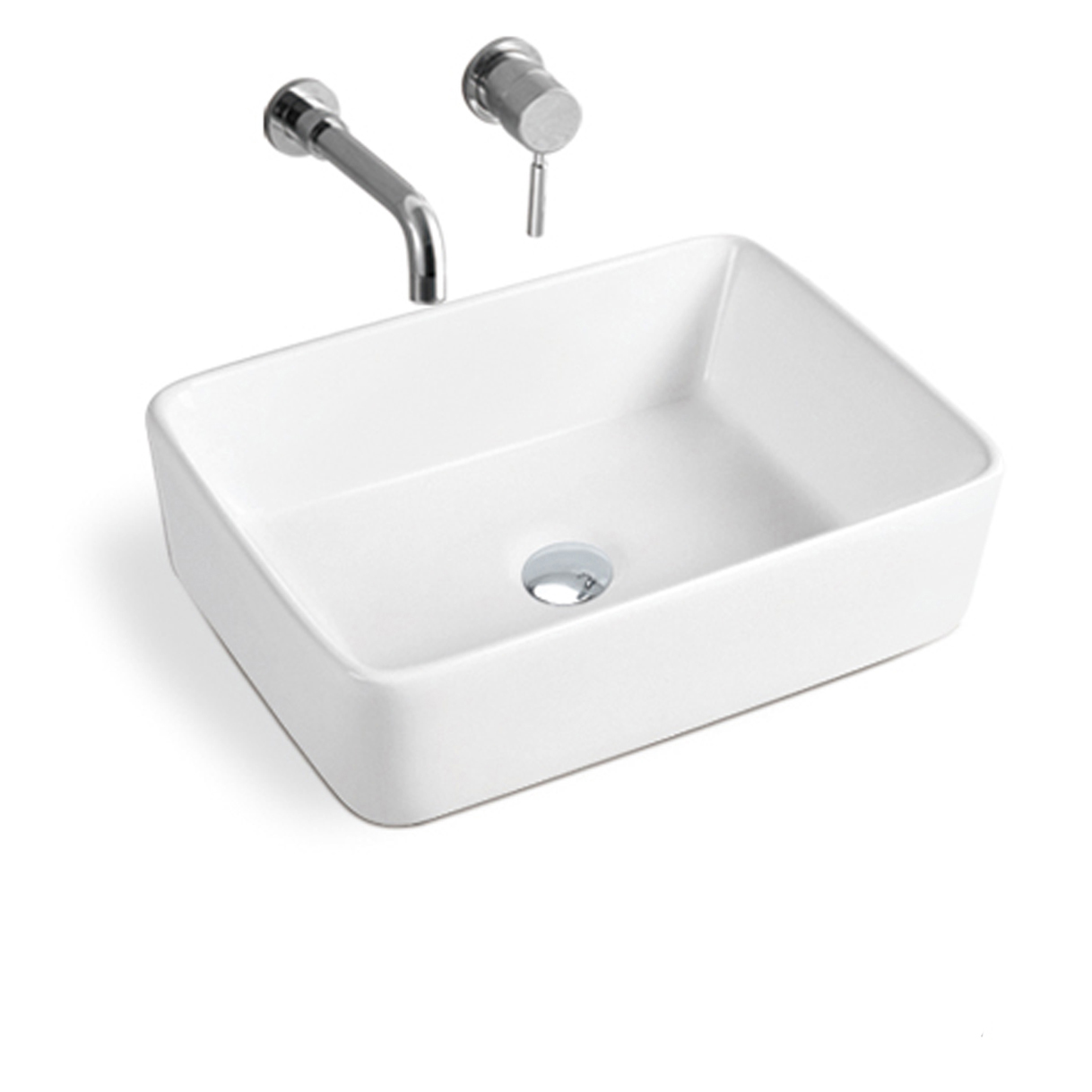 Раковина-чаша GROSSMAN Classic (Классик), 130х480х370, прямоугольная, без перелива