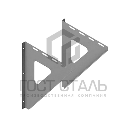 Кронштейн угловой (600х600) нерж 1,5мм AISI 430 Гостсталь