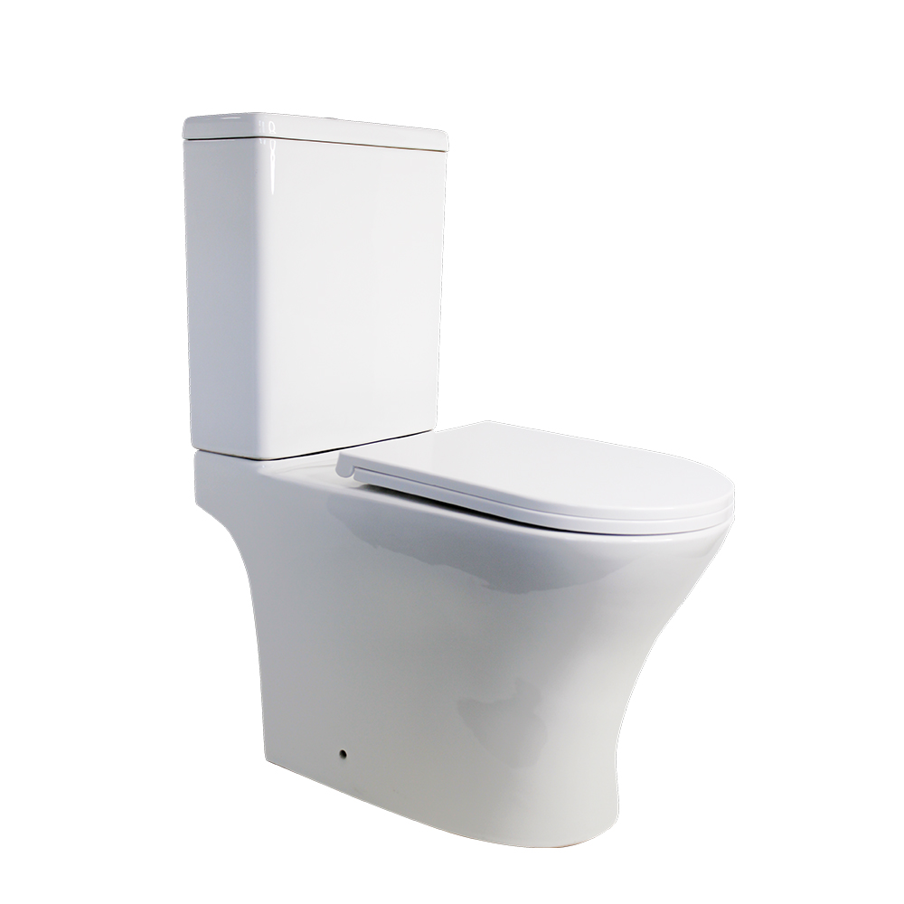 Унитаз напольный CALYPSO CS4851UQ-TK(OK), 35х65, безободковый, торнадо, с сиденьем микролифт