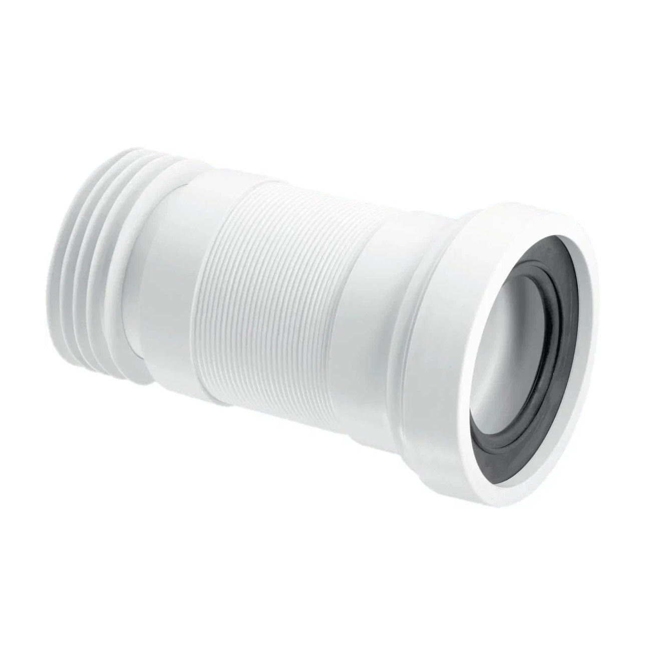 Гофра для унитаза McALPINE MRWC-F33R, 330-850мм, 97/107х110мм