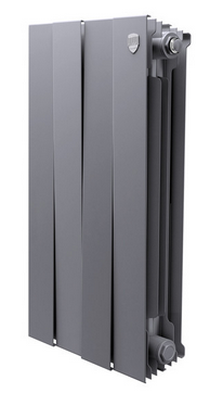 Радиатор Royal Thermo PianoForte 500 Серебристый - 4 секц